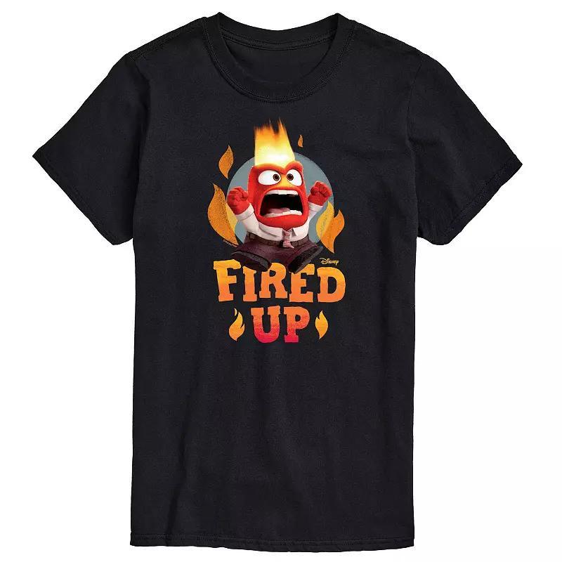 Big & Tall Disney / Pixar Inside Out Fired Up Tee, Mens Product Image