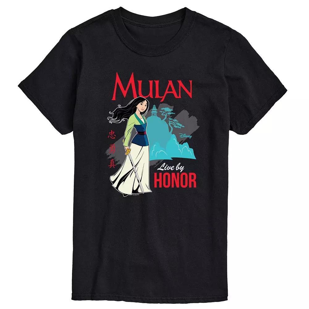 Disney's Mulan Men's Live By Honor Tee,  Product Image