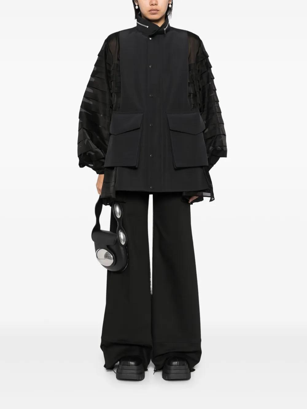 SACAI Panelled Jacket In Black Product Image