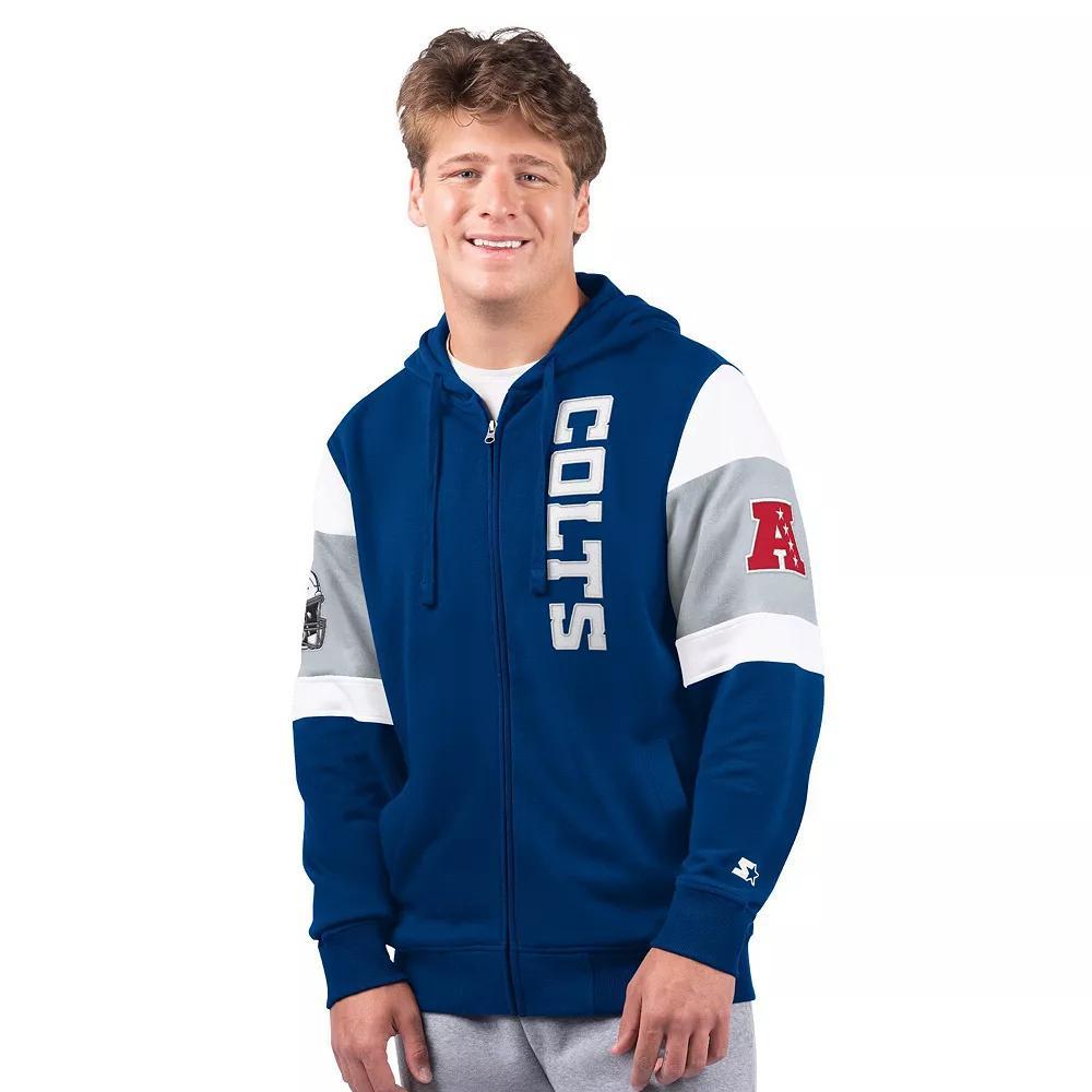 Men's Starter Royal Indianapolis Colts Extreme Full-Zip Hoodie,  Product Image
