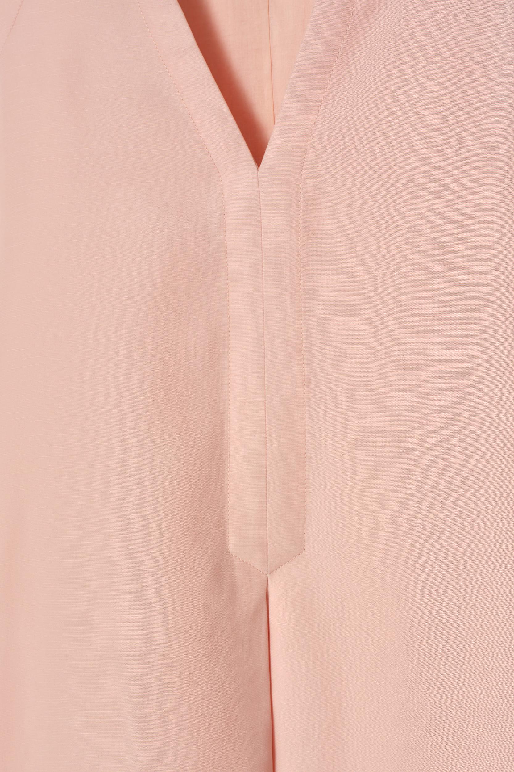 A-LINE LINEN-BLEND MAXI DRESS Product Image