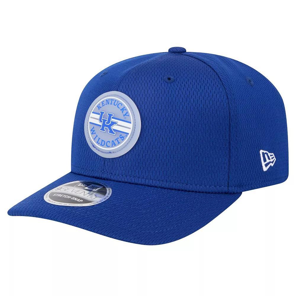 Men's New Era Royal Kentucky Wildcats Patched 9SEVENTY Stretch-Snap Adjustable Hat, Blue Product Image