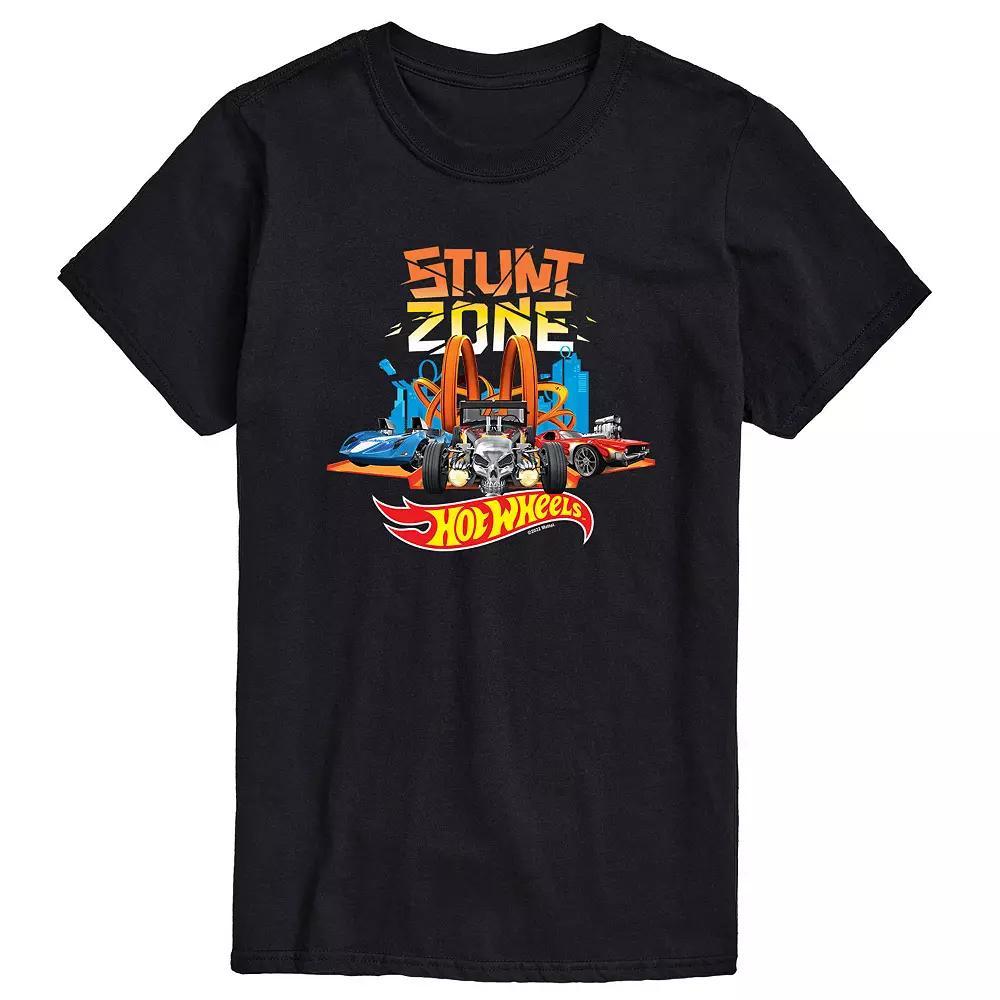 Men's Hot Wheels Stunt Zone Tee, Size: Medium, Black Product Image