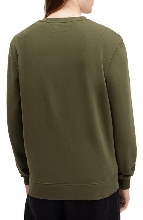 ALLSAINTS Raven Regular Fit Sweatshirt In Boa Green Product Image