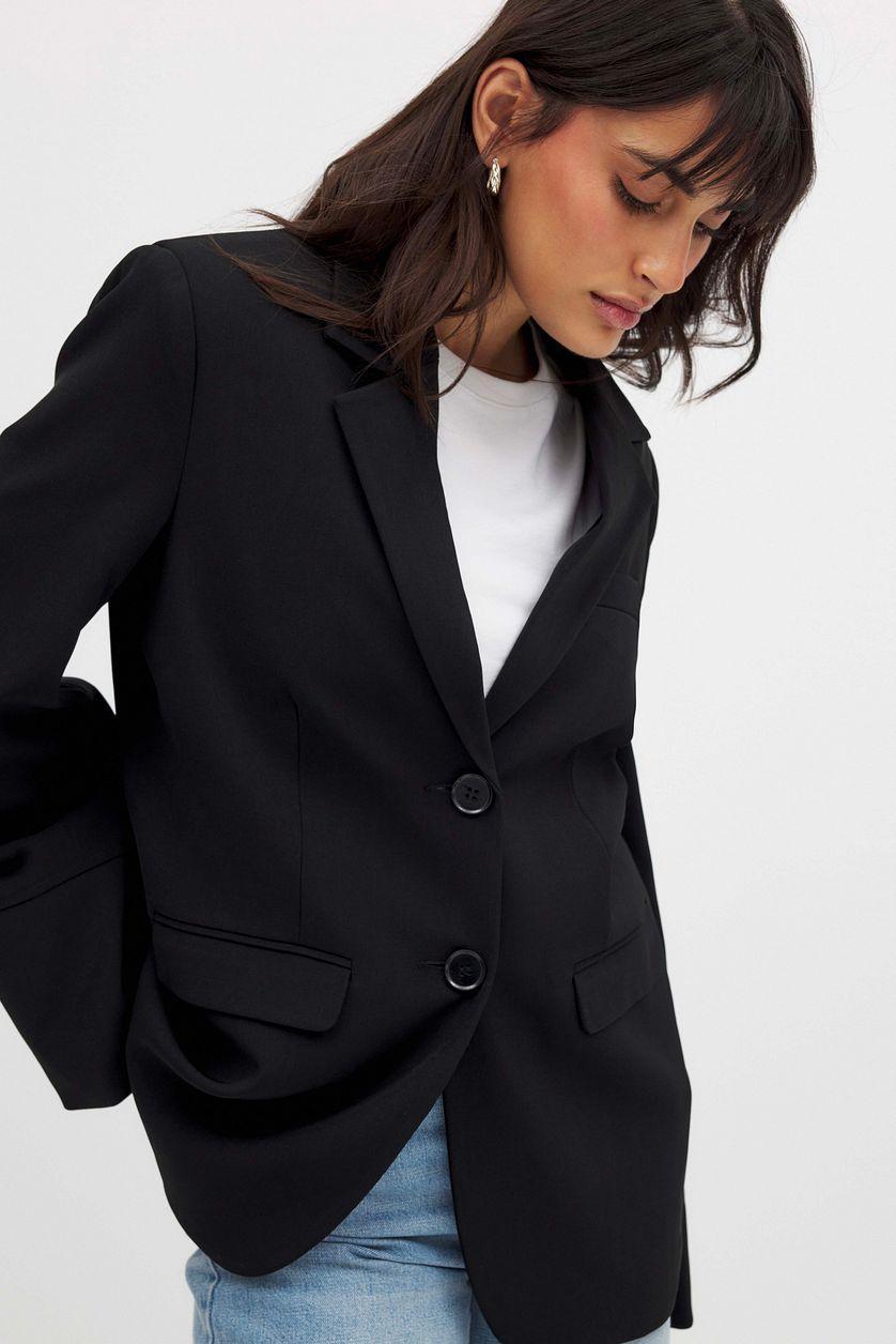 Oversized Blazer With Wide Sleeves Product Image