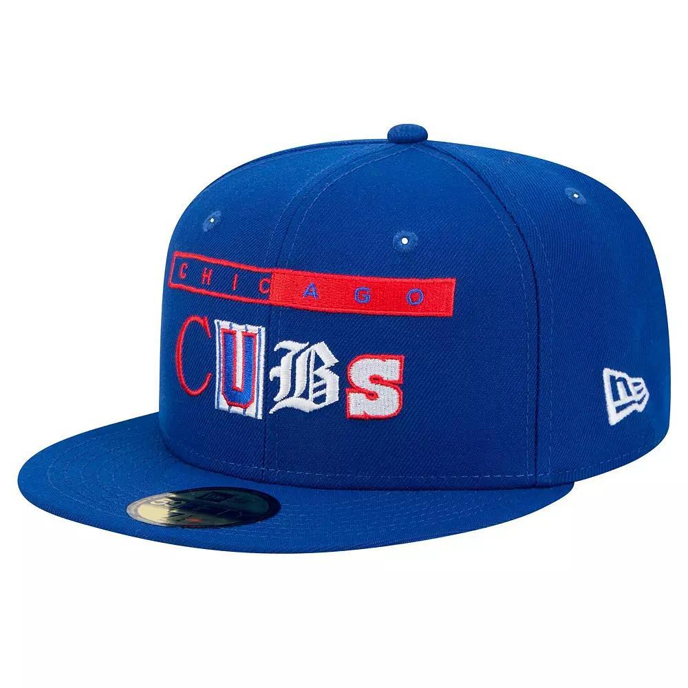 Men's New Era Royal Chicago Cubs Ransom 59FIFTY Fitted Hat,  Product Image