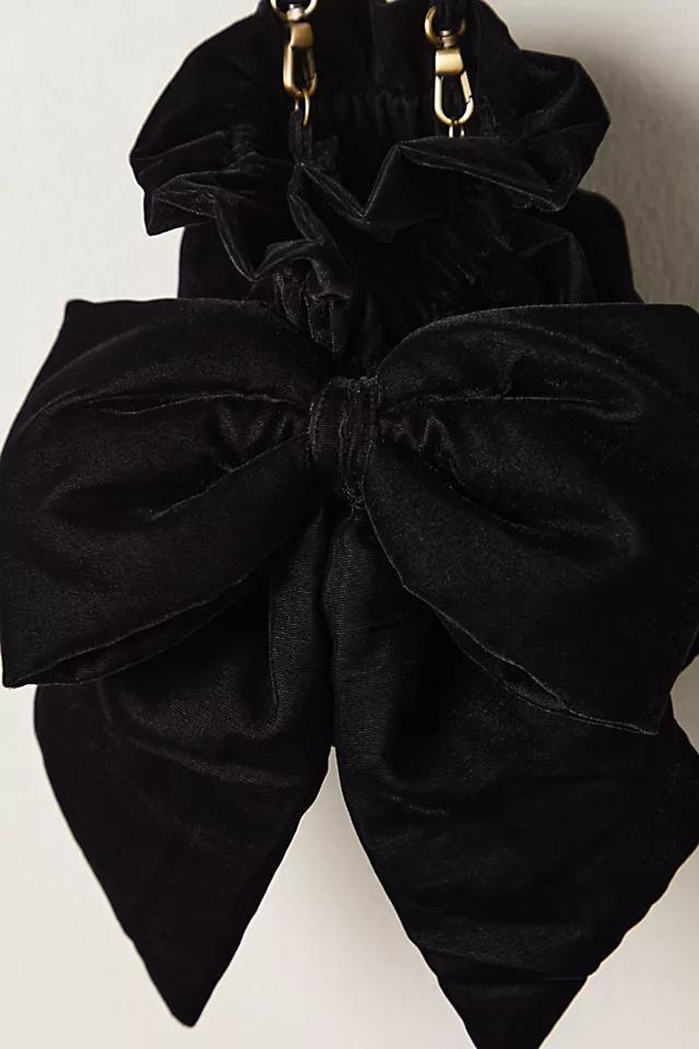 Belle Velvet Bow Bag Product Image