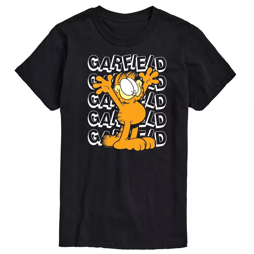 Men's Garfield Repeated Graphic Tee,  Product Image