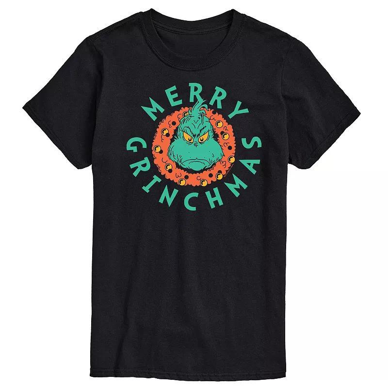 Men's Dr. Seuss The Grinch Merry Grinchmas Graphic Tee,  Product Image