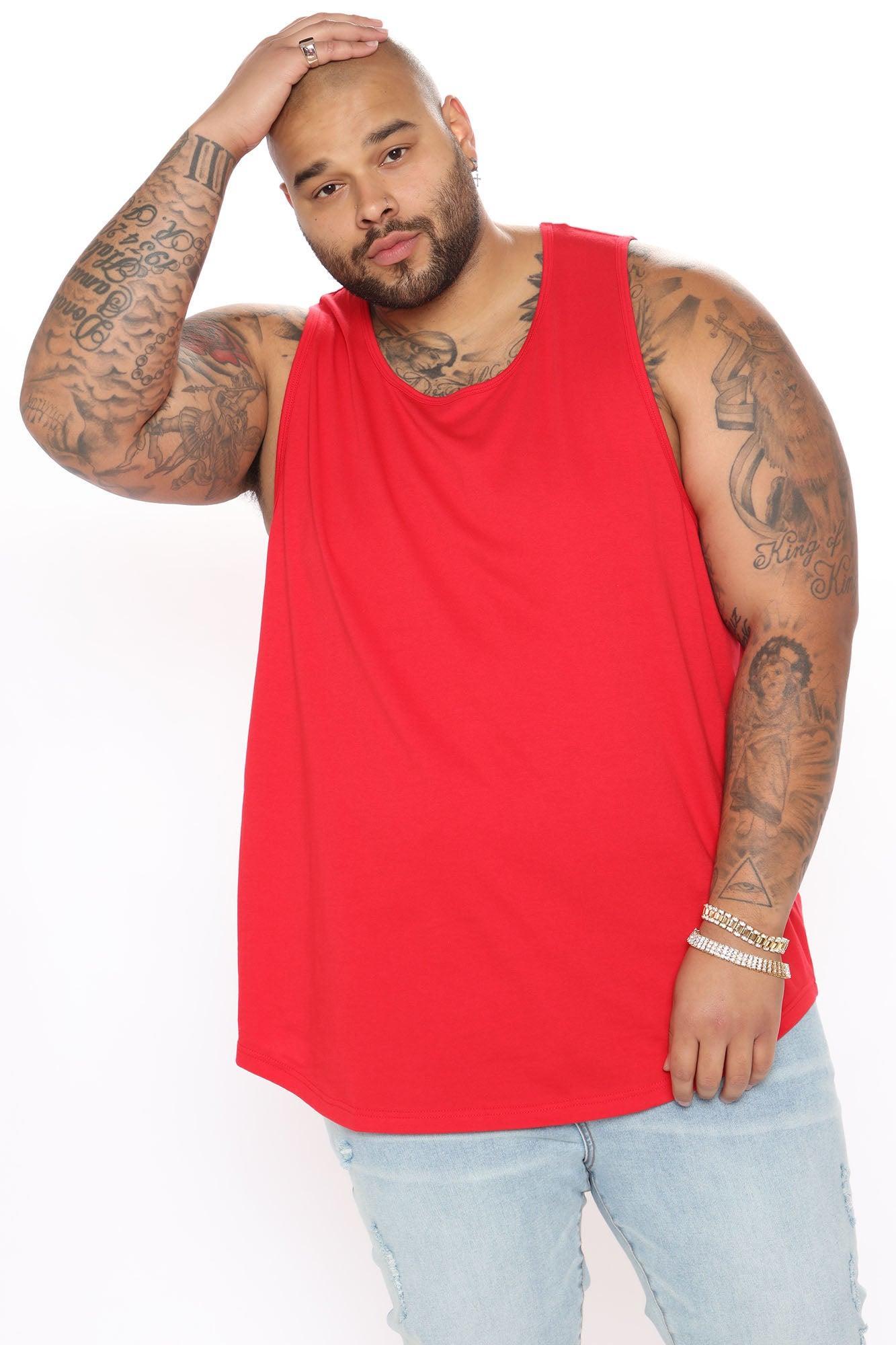 Essential Tank Top - Red Product Image