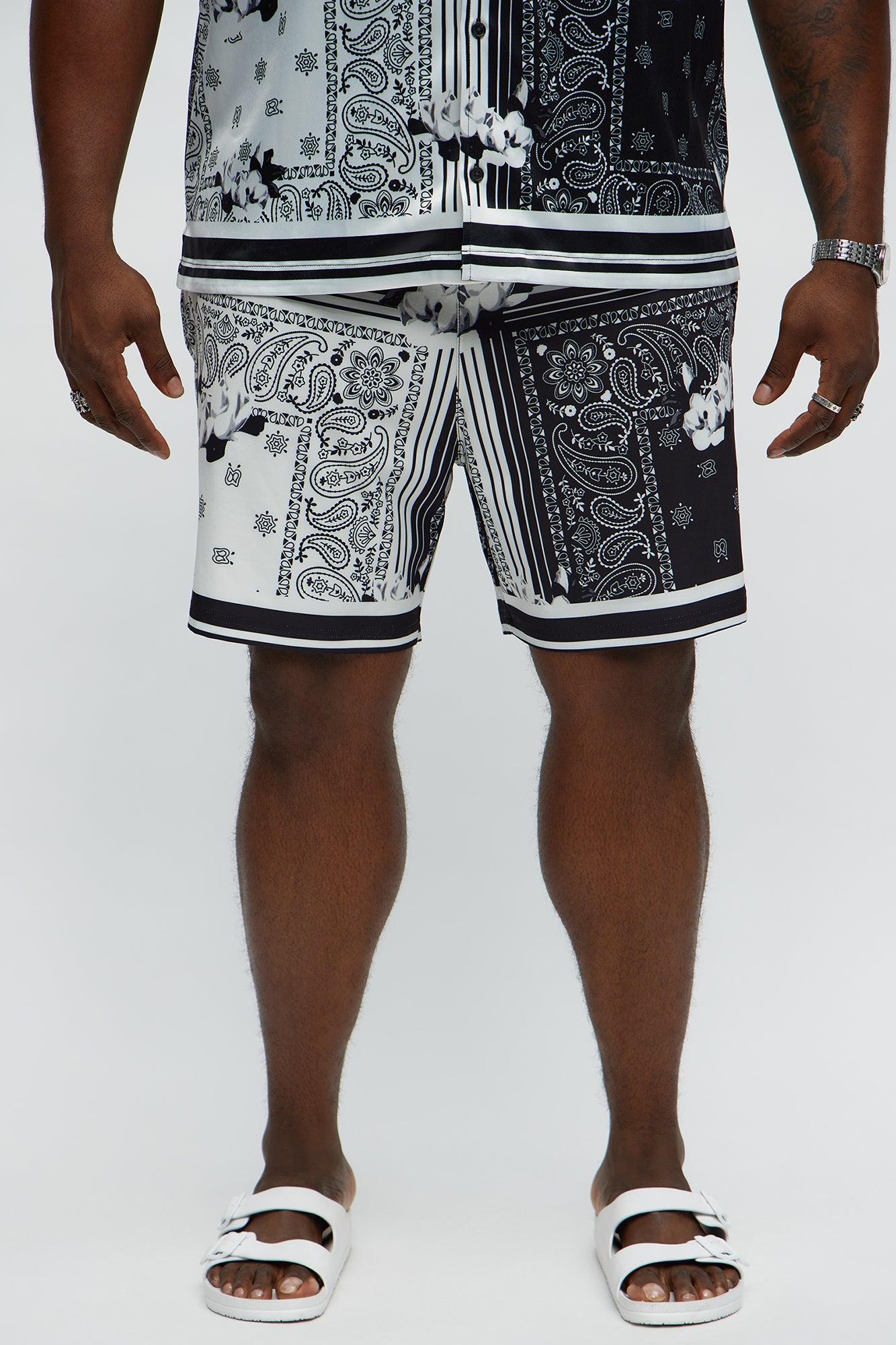 Paisley Drift Swim Classic Trunk - Black/combo Male Product Image