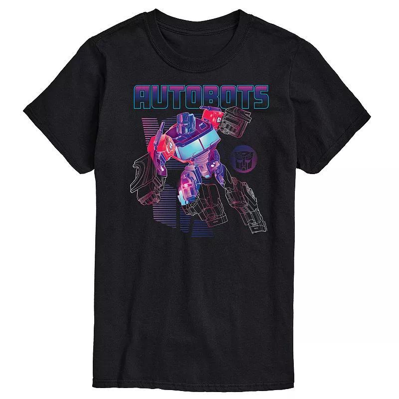 Men's Transformers Autobots Grid Tee, Size: Medium, Black Product Image