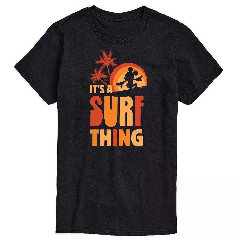 Disney's Mickey Mouse Big & Tall It's A Surf Thing Graphic Tee, Men's, Size: 4XB, White Product Image