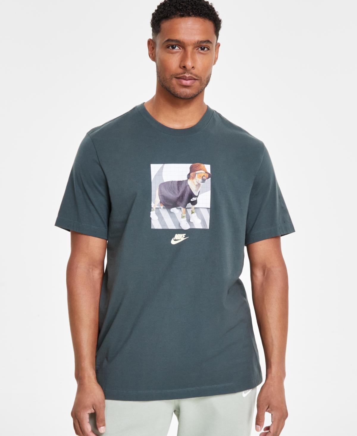 Mens Nike Club Dog Crewneck Graphic Tee Product Image