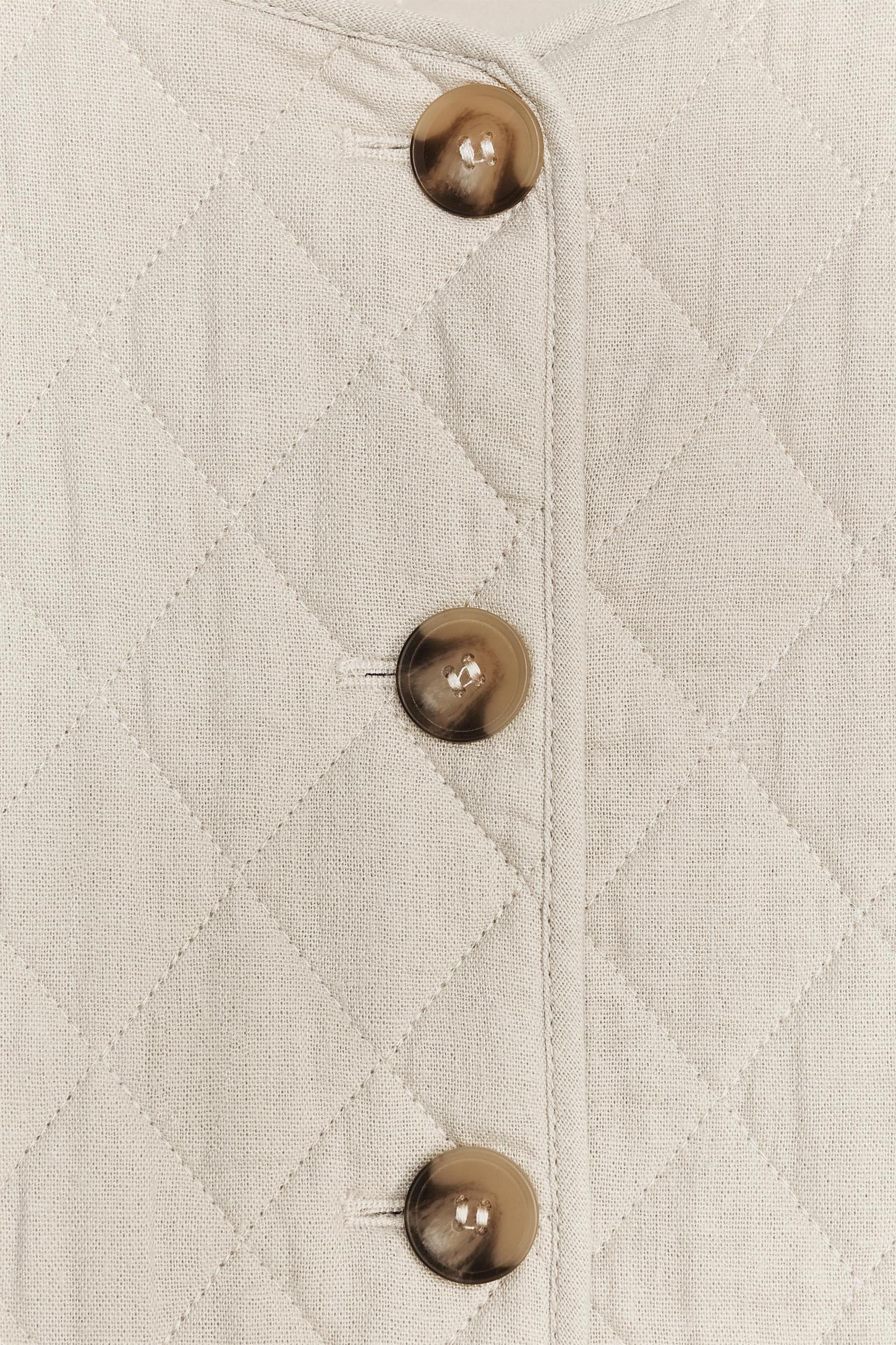 PADDED LINEN JACKET Product Image