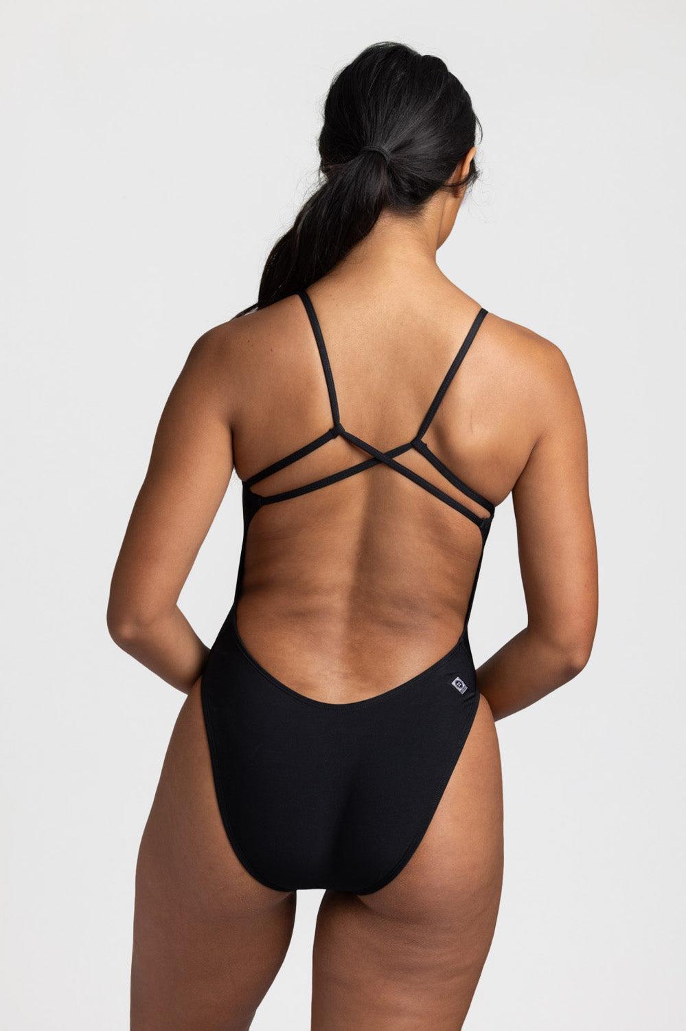 Michele Swim Onesie - Black Female Product Image