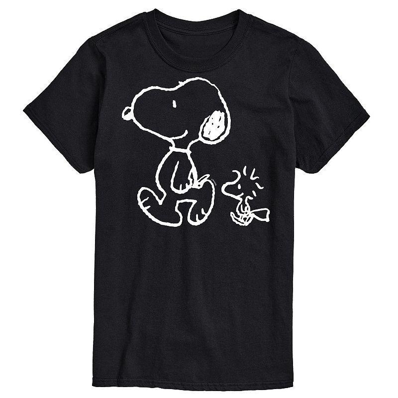 Mens Peanuts Snoopy Walk Tee Product Image