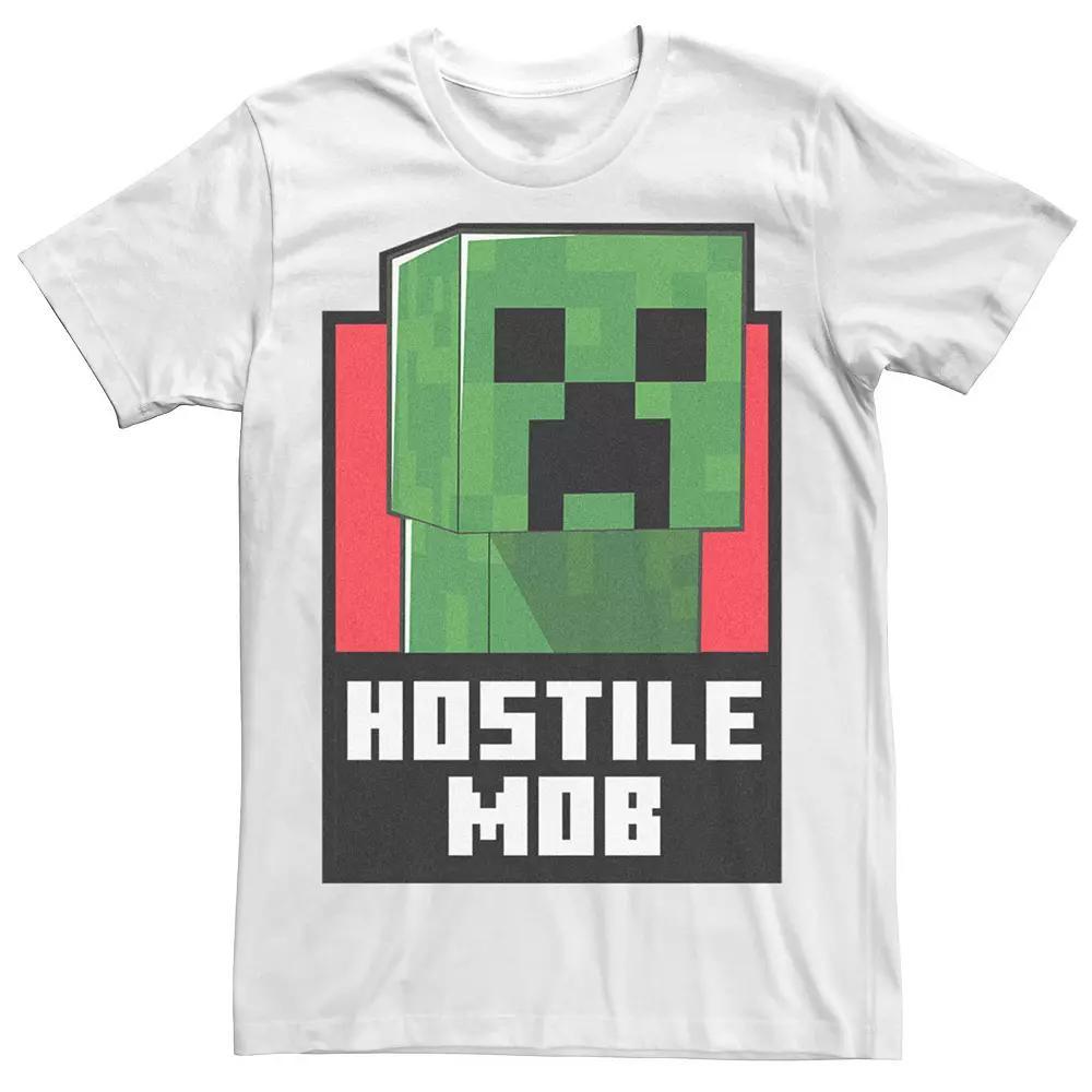 Men's Minecraft Hostile Mob Creeper Face Tee,  Product Image