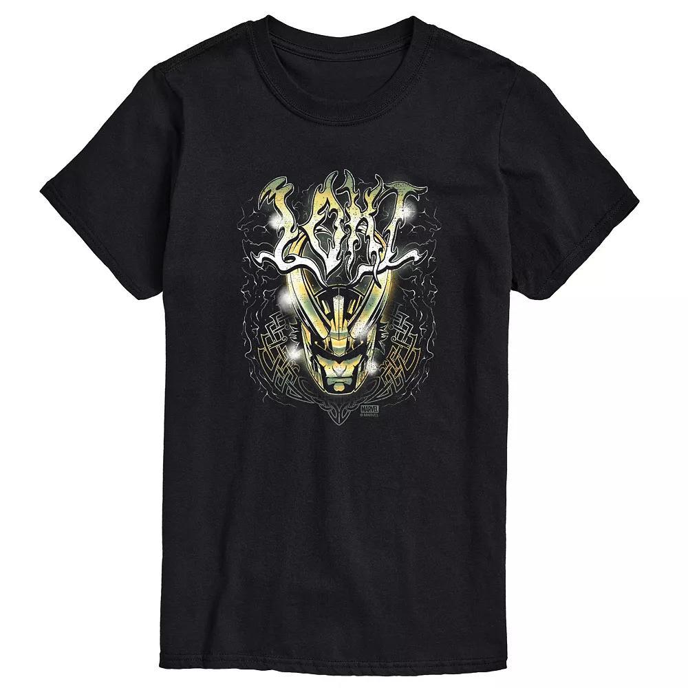 Men's Marvel Loki Norse Metal Graphic Tee,  Product Image