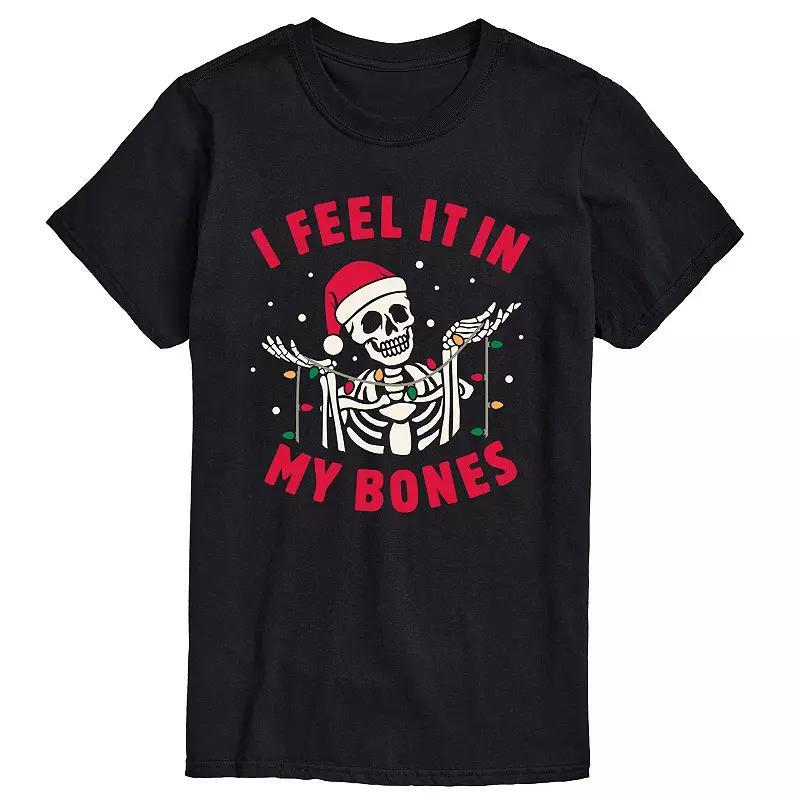 Men's I Feel It In My Bones Tee, Size: XS, Blue Product Image