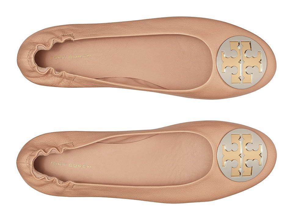 Claire Leather Medallion Ballerina Flats Product Image