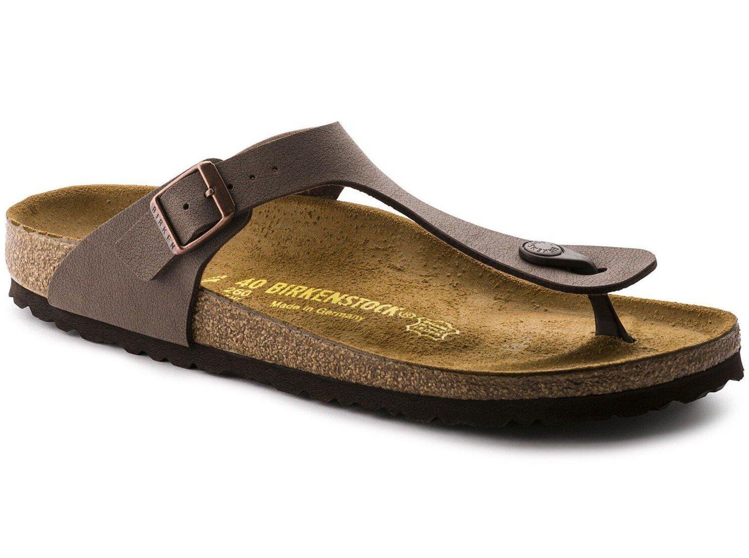 Birkenstock Gizeh Mocha Birko-Flor Regular Width Product Image