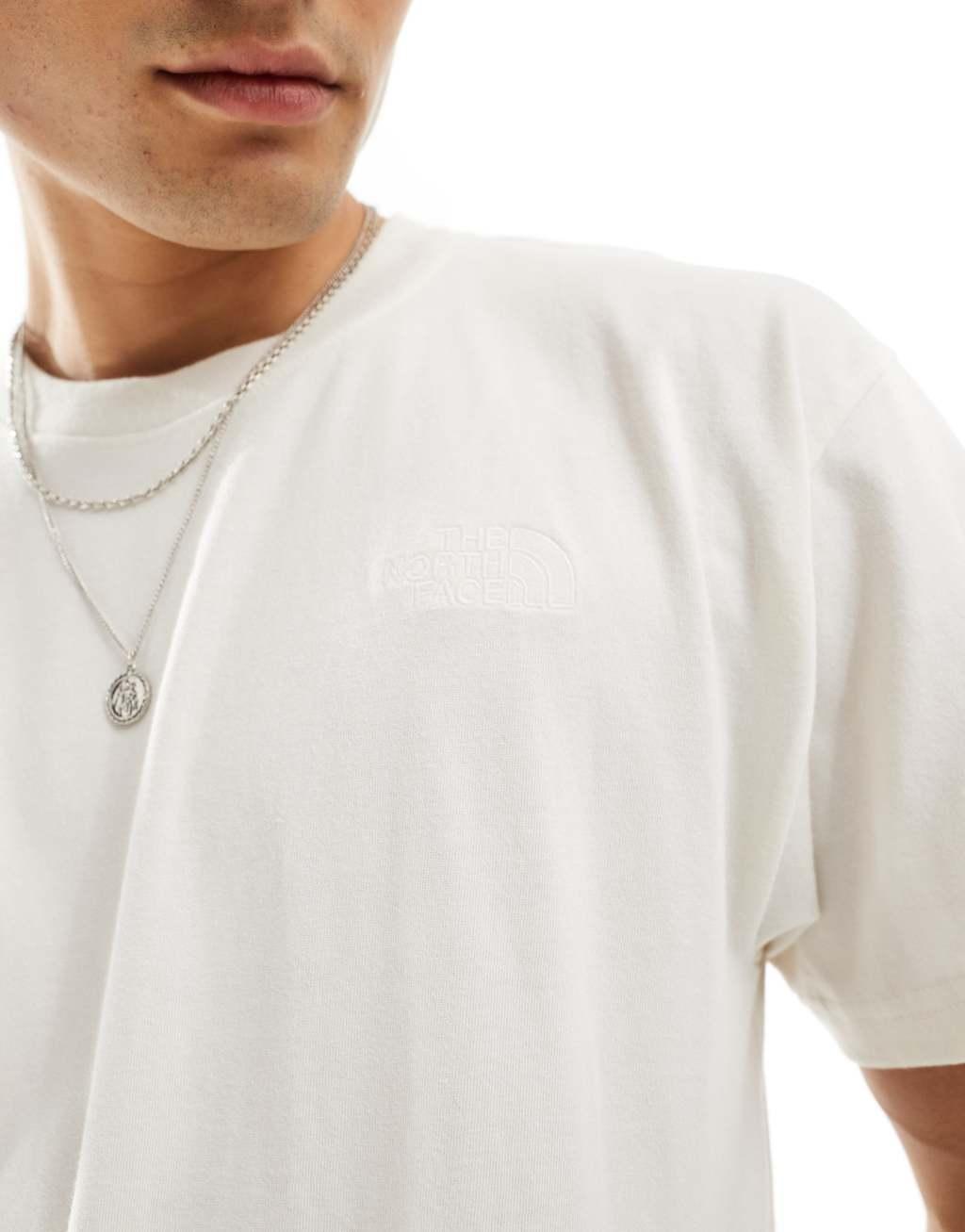 The North Face Evolution Box Fit T-shirt in white  Product Image