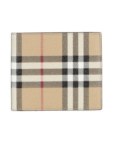 BURBERRY Coated Canvas Wallet In Beige Product Image