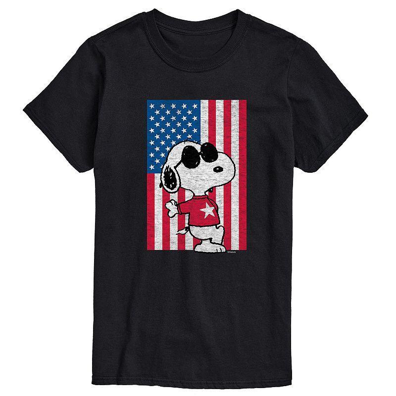 Men's Peanuts Joe Cool Flag Tee,  Product Image