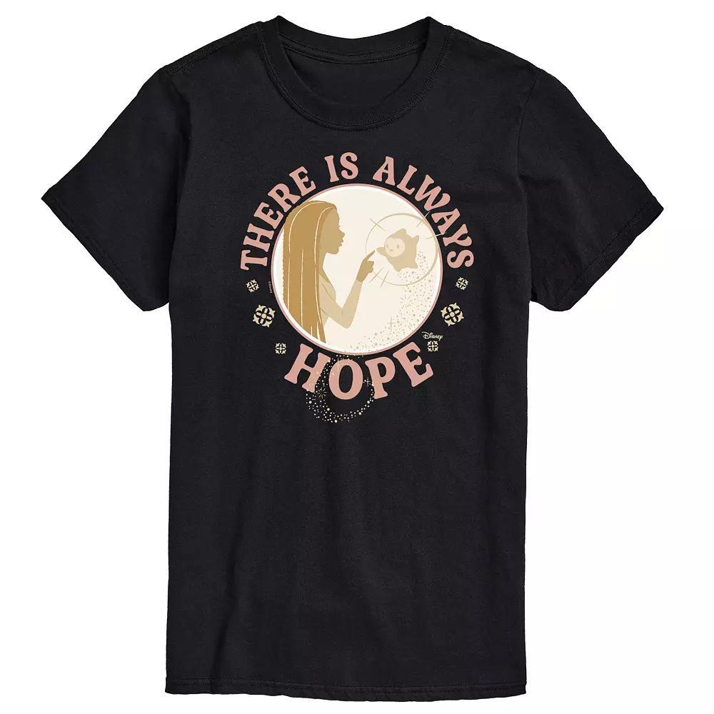 Disney's Wish Asha and Star Men's There Is Always Hope Graphic Tee,  Product Image