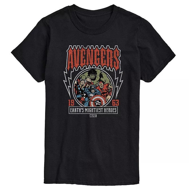 Men's Marvel Avengers Vintage Band Graphic Tee,  Product Image