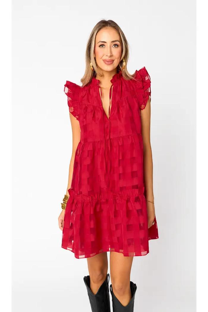 Aubrey Ruby Mini Dress Product Image