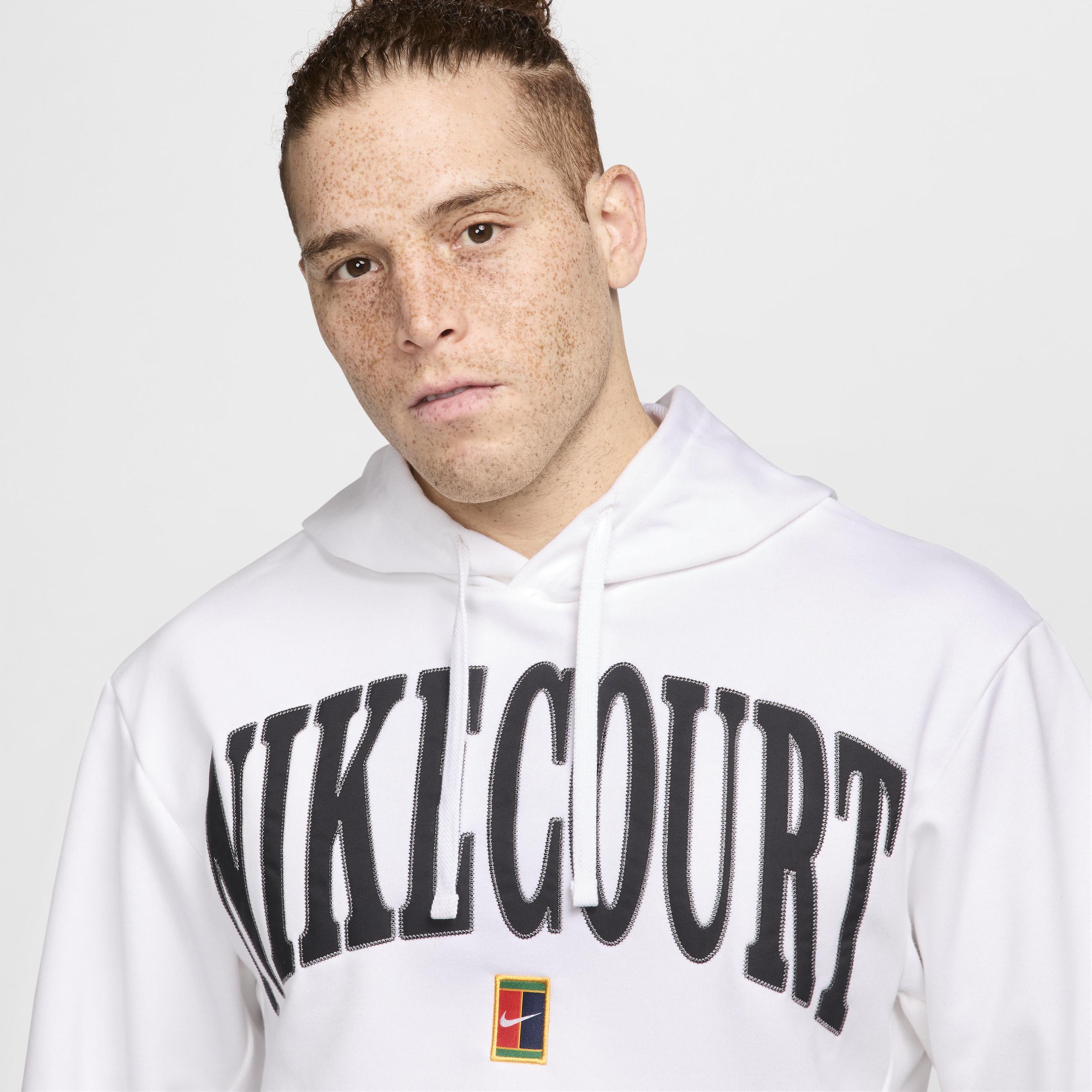 Nike Men's Court Heritage Dri-FIT Fleece Tennis Hoodie Product Image