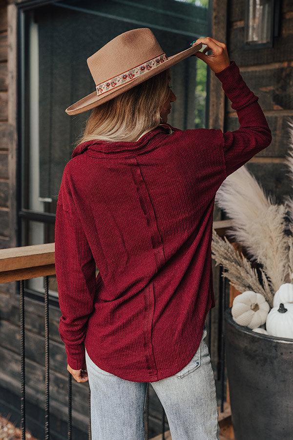 Around The Block Knit Top Product Image