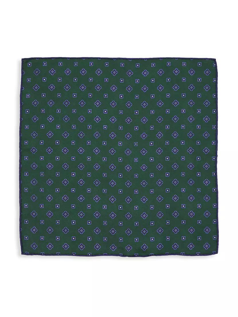 Paisley Wool Pocket Square Product Image