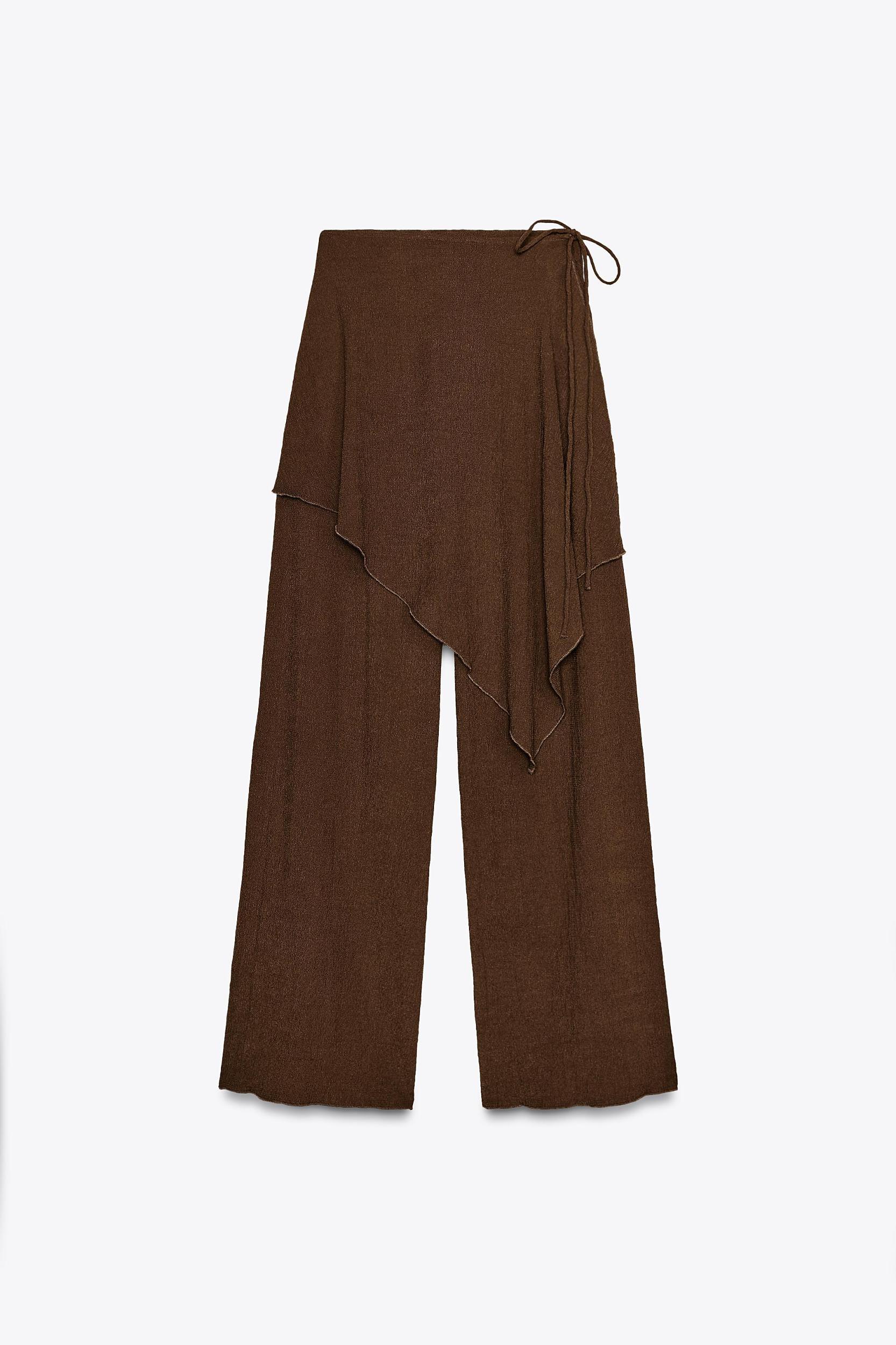 TEXTURED PAREO PANTS Product Image