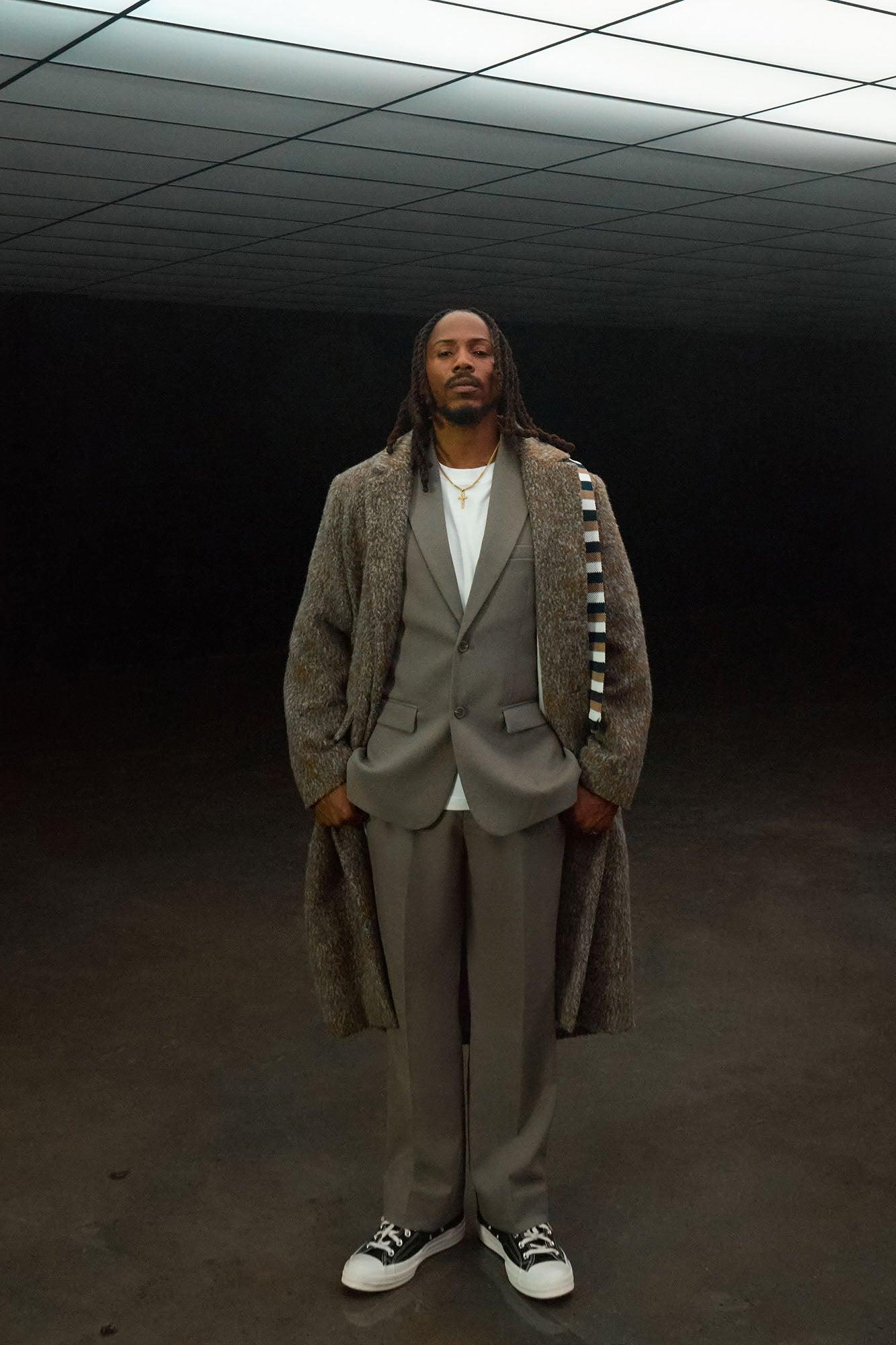 Been A Year Mohair Relaxed Long Coat - Brown Product Image