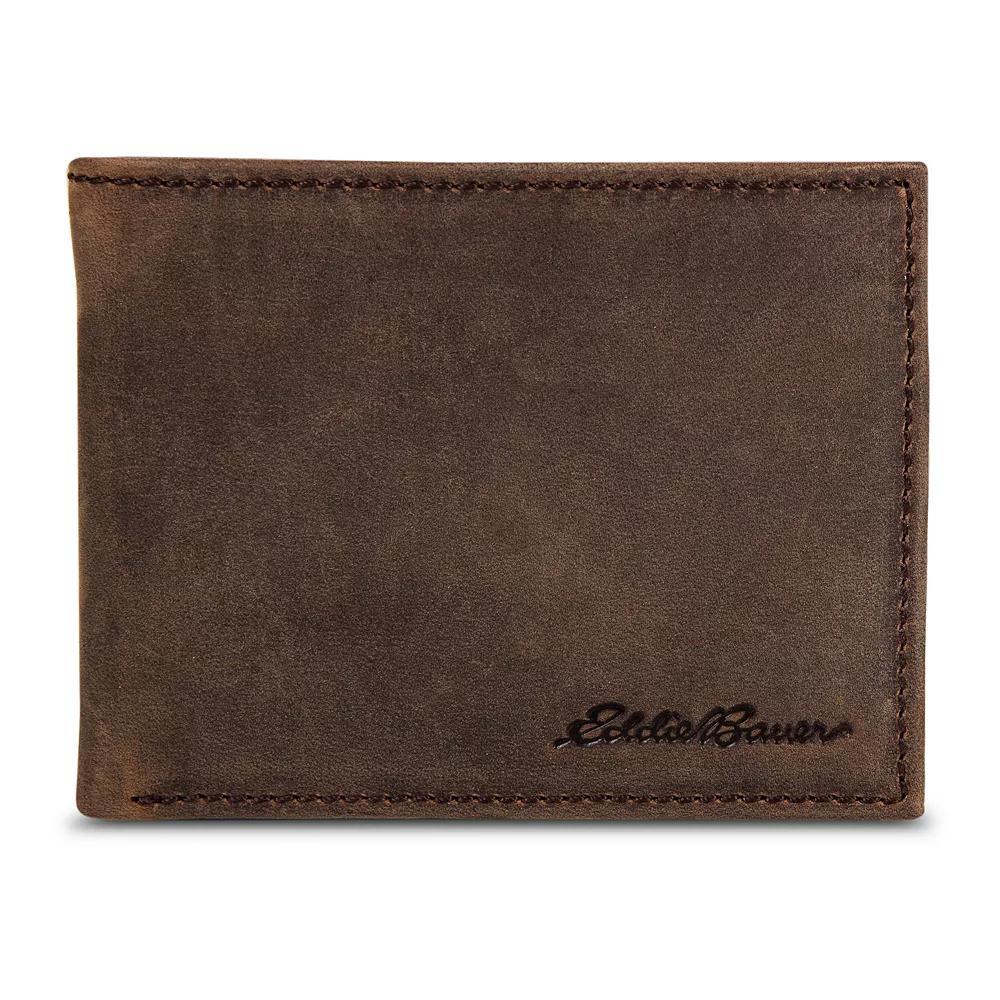 Men's Eddie Bauer Leather Embossed Passcase Wallet Product Image