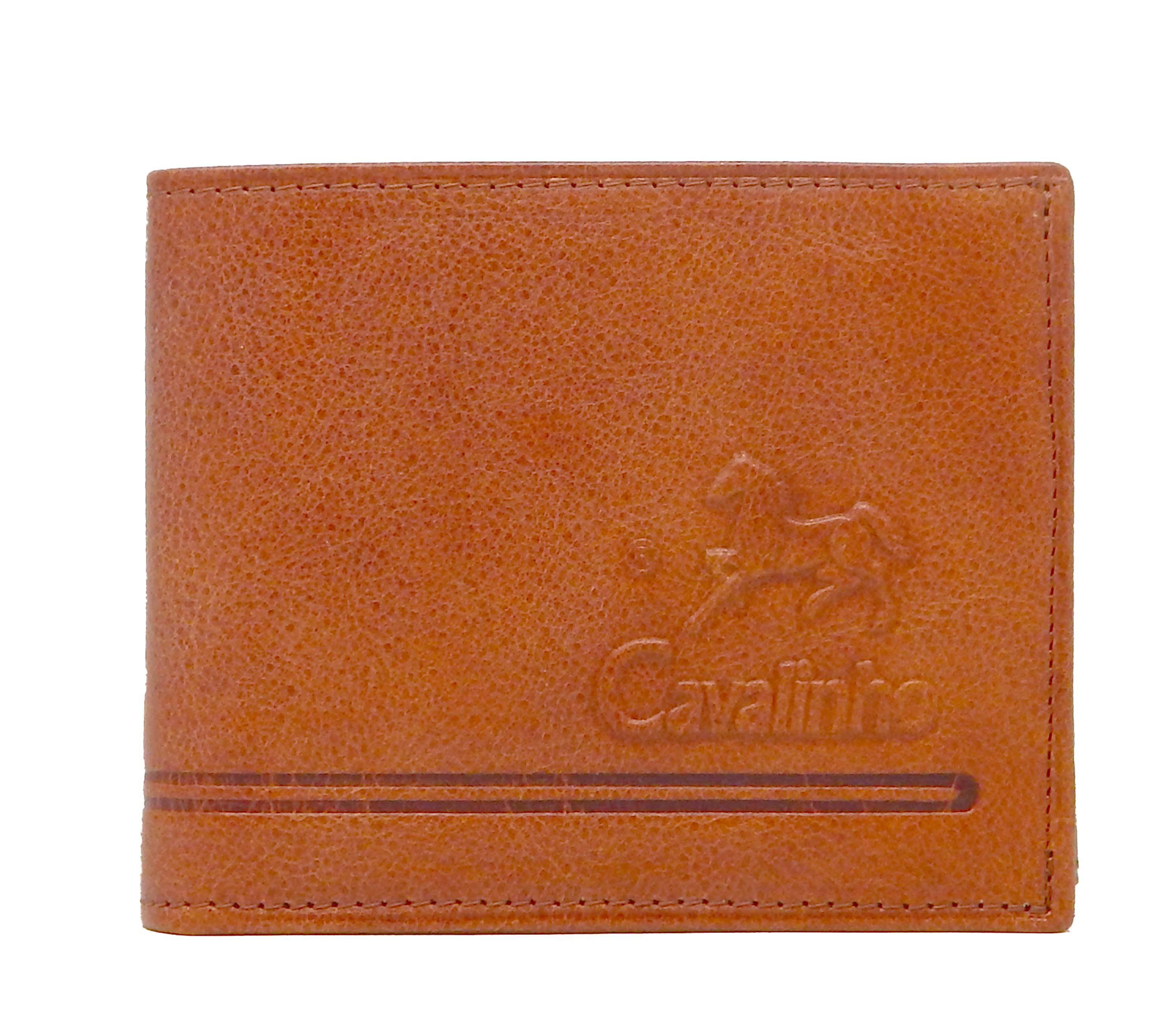 Men's Trifold Leather Wallet Product Image