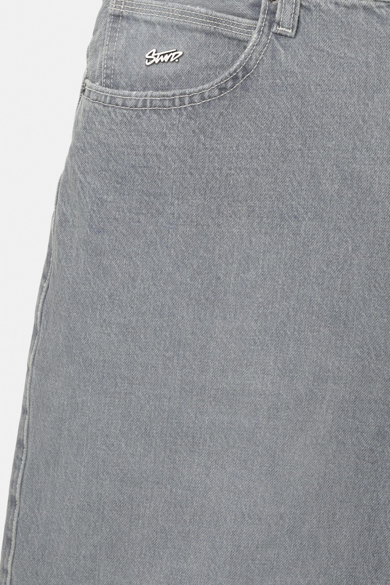 Loose baggy denim Bermuda shorts Product Image