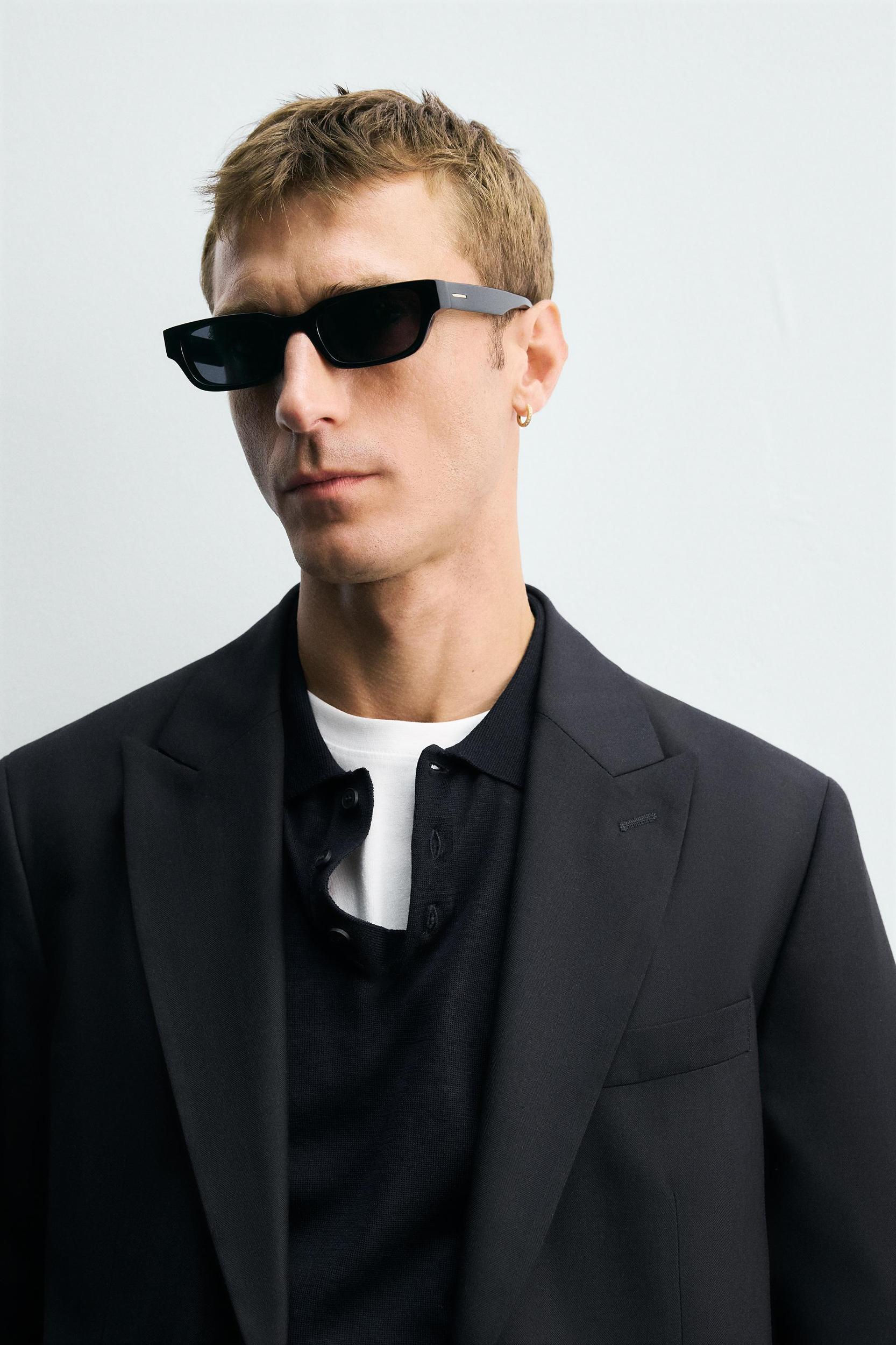 HERRINGBONE SUIT BLAZER Product Image