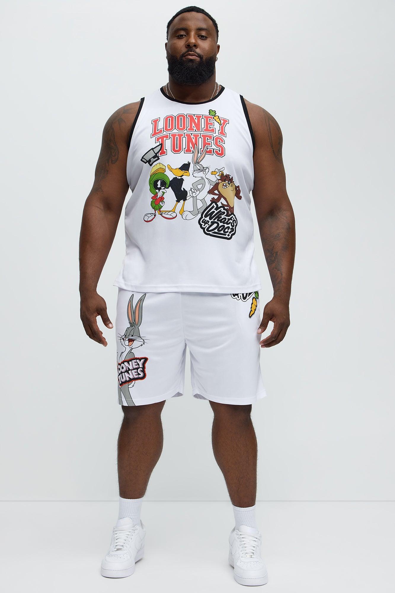 What's Up Doc Mesh Shorts - White Male Product Image