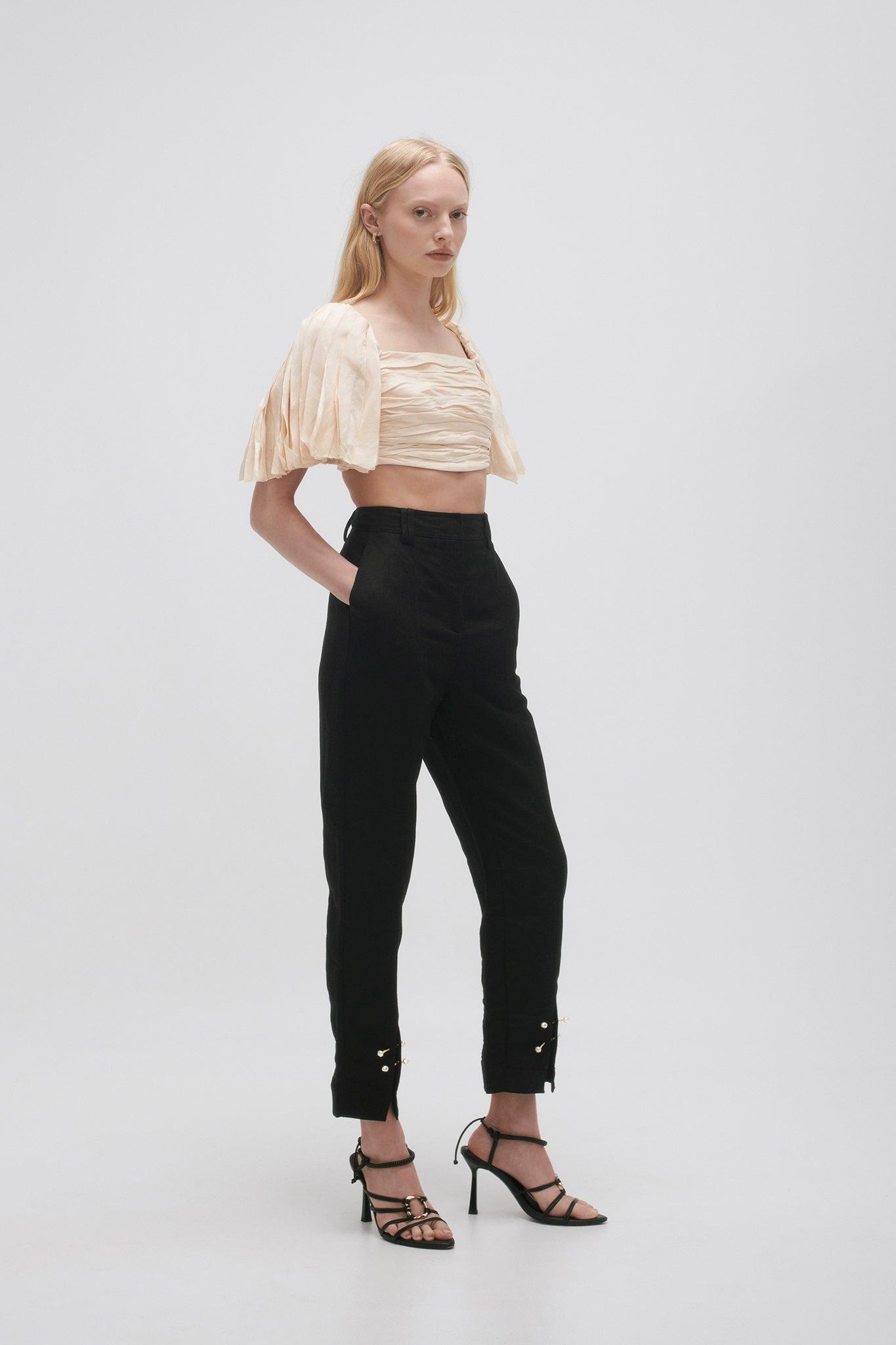 Zita Split Front Tapered Pant Product Image