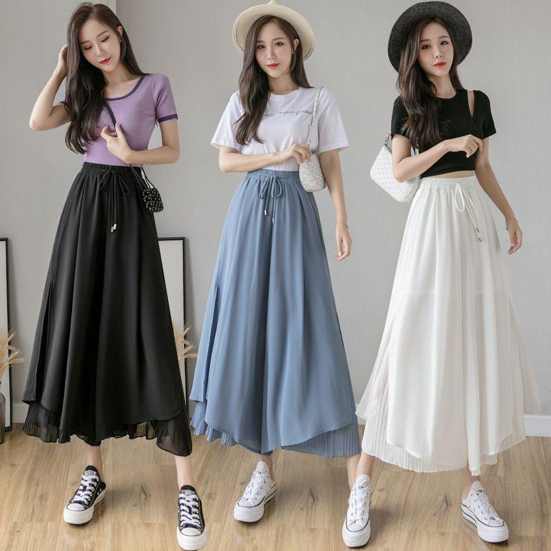 Cropped Wide-Leg Pants Product Image
