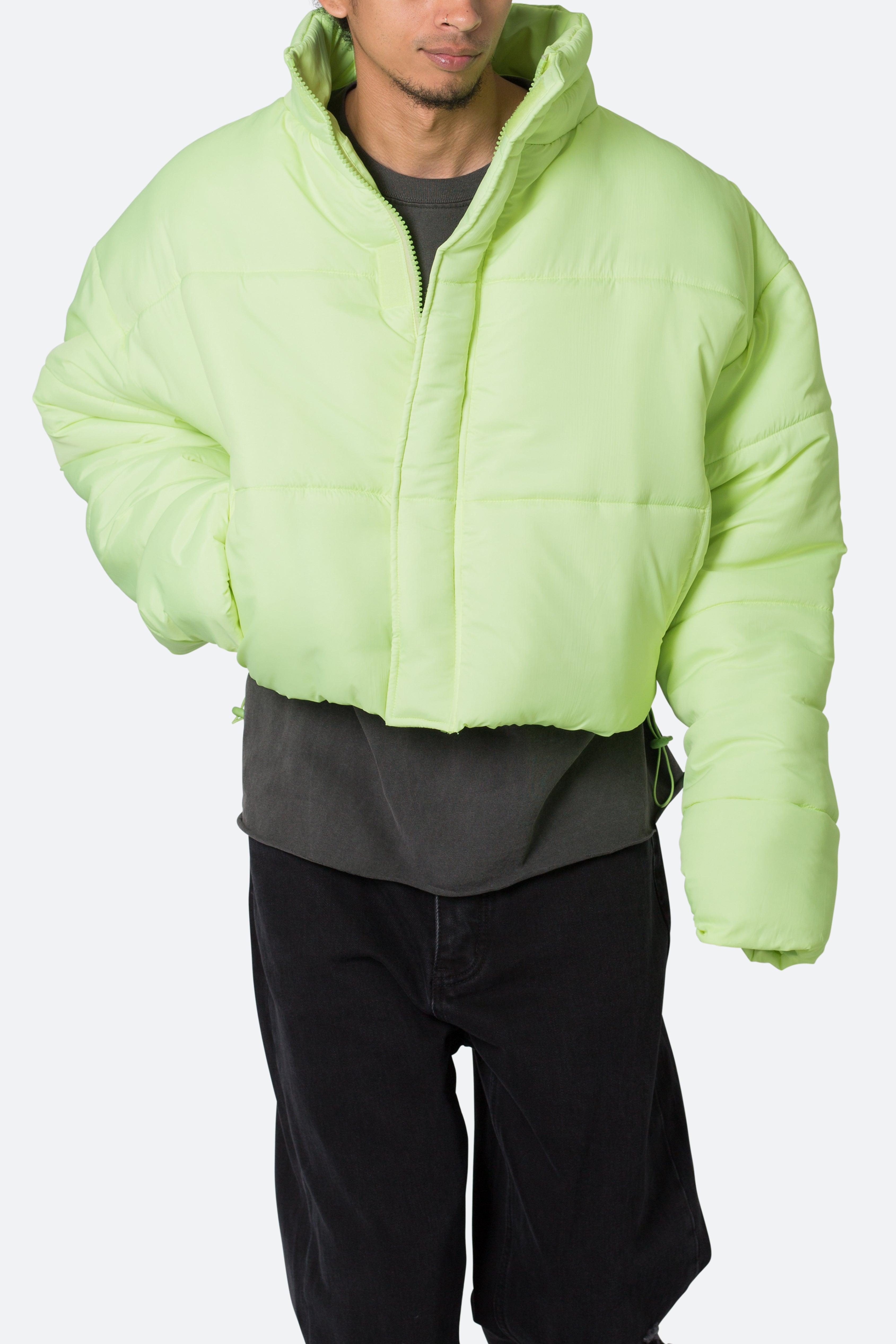 Cropped Puffer II Jacket - Green Product Image