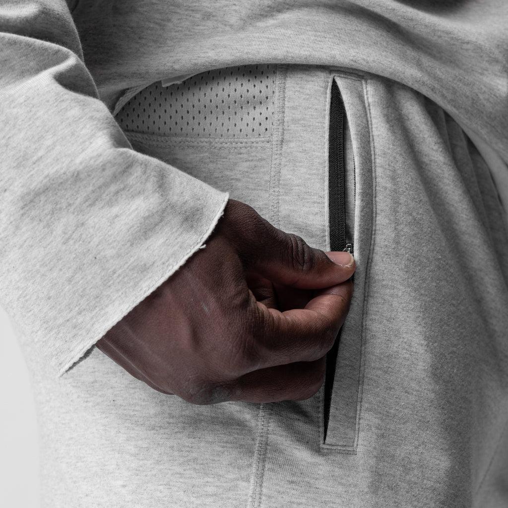 0956. Micro-Terry Jogger - Heather Grey Product Image