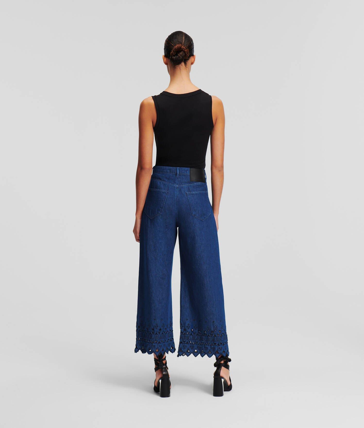 BRODERIE ANGLAISE CULOTTES JEANS Product Image