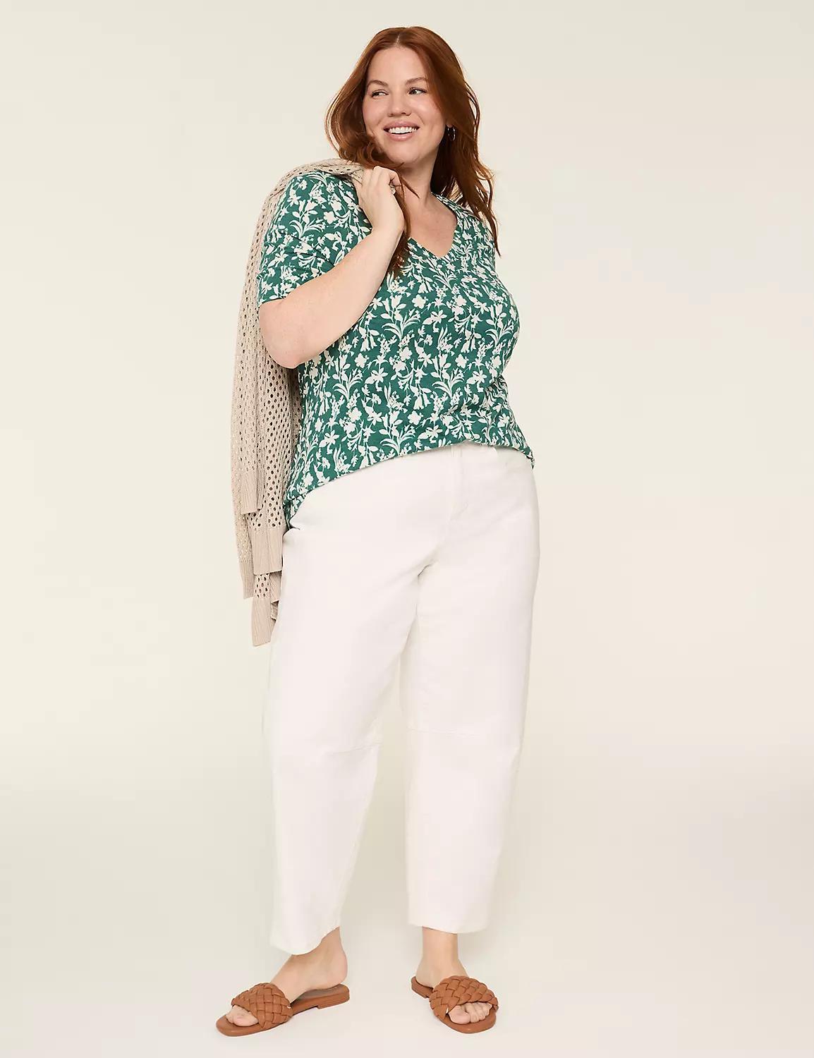 Perfect Sleeve V-Neck Tee Product Image