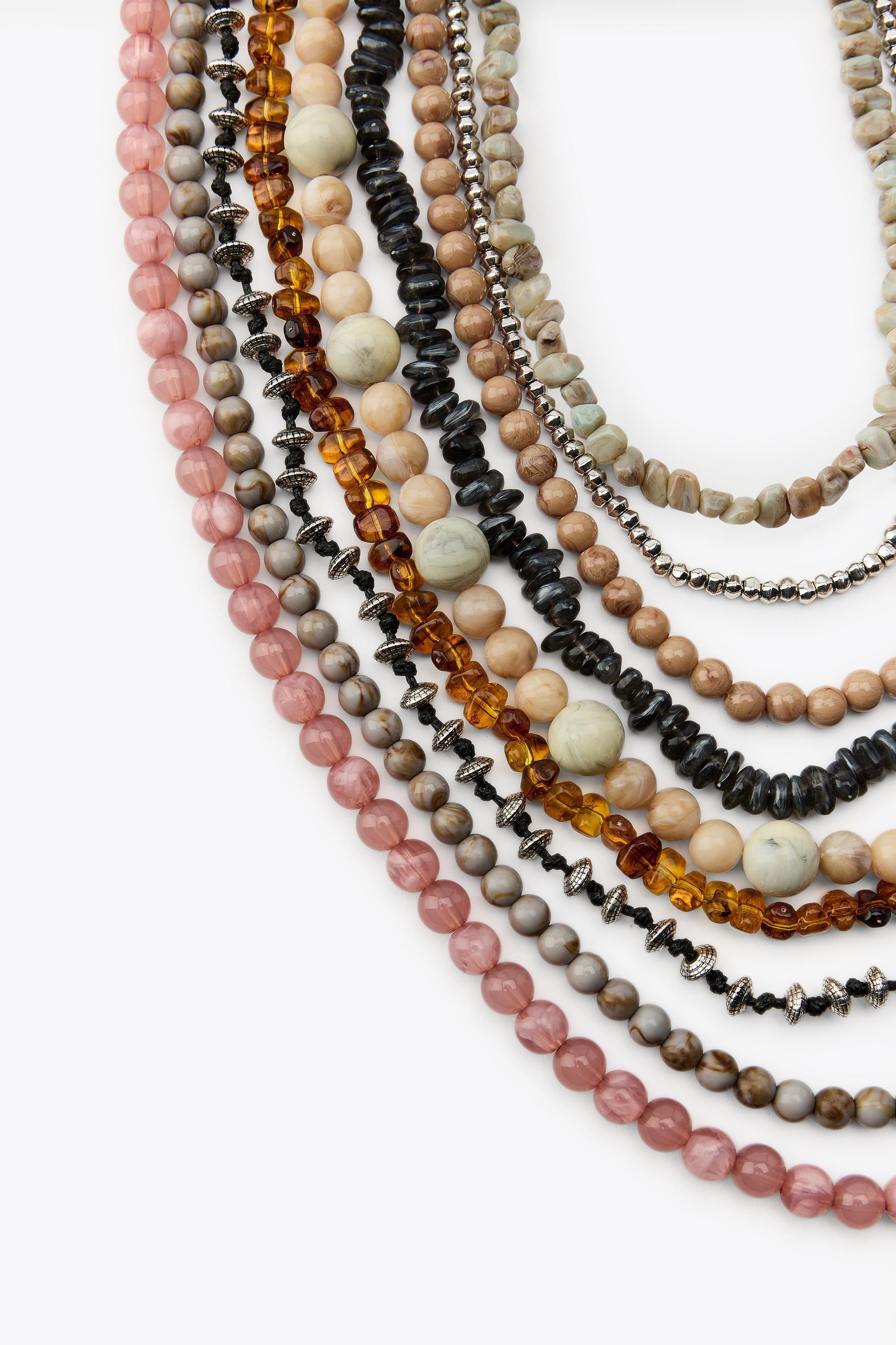 MUKTI-STRAND BEAD NECKLACE Product Image