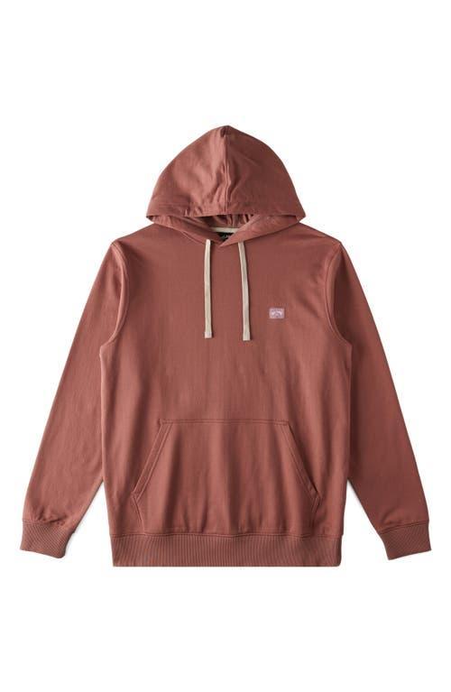 Billabong All Day Pullover Hoodie (Rosewood) Men's Sweatshirt Product Image